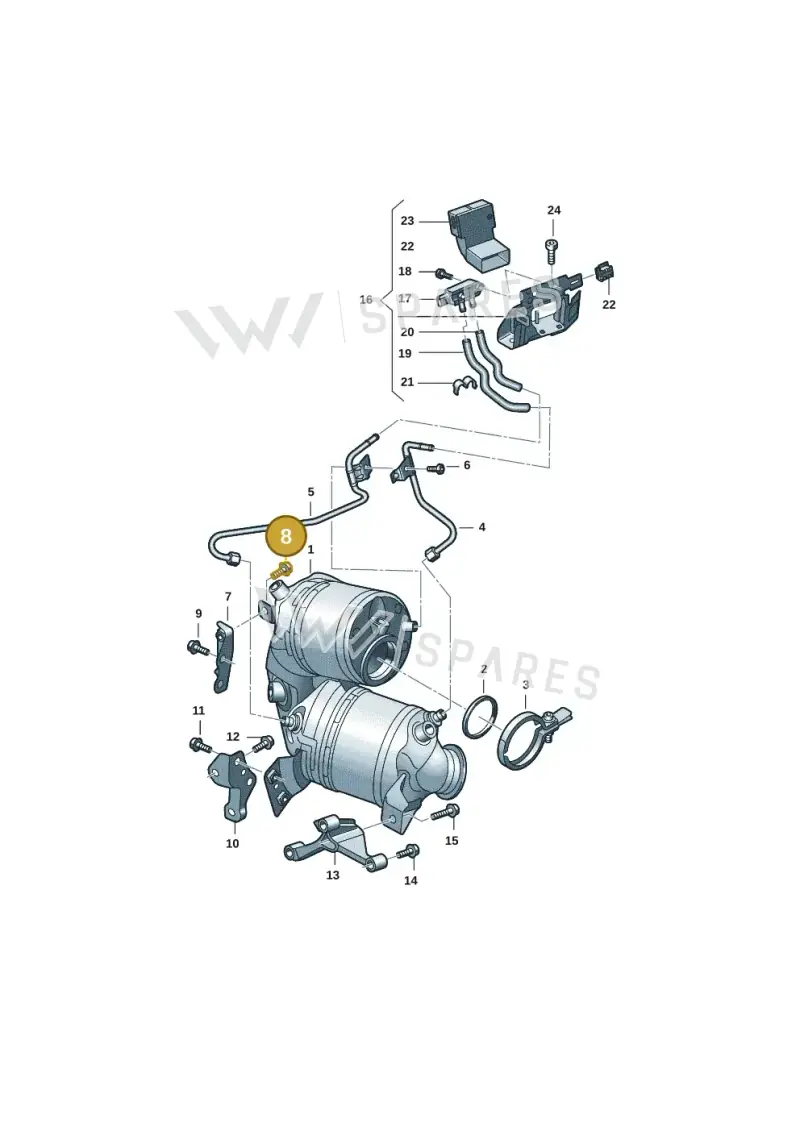 N10753102 — SEAT Formentor TSI CUPRA (2020-) diagram 2f0253110, position 8