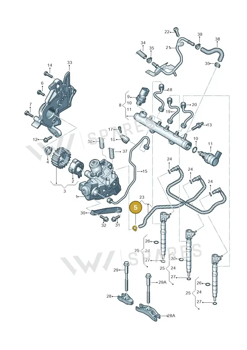 N10757201 — SEAT Ibiza Stylance (2015-) diagram 773130000, position 5