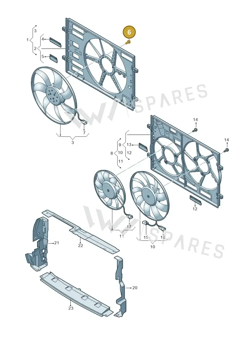 N10762301 — SEAT Formentor TSI CUPRA (2020-) diagram 597121900, position 6