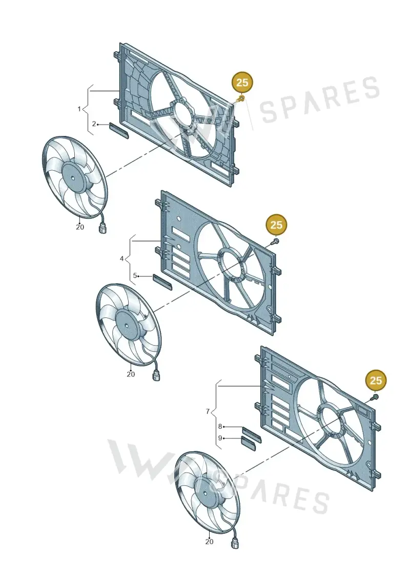 N10762601 — SEAT Formentor TSI CUPRA (2020-) diagram 869121910, position 25