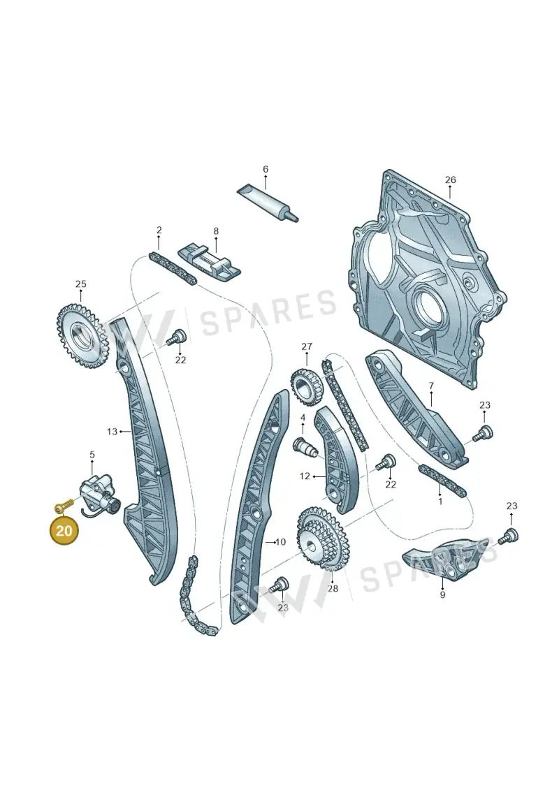N10765401 — SEAT Formentor TSI CUPRA (2020-) diagram 746109600, position 20