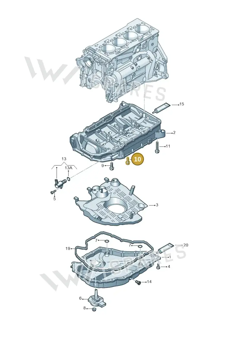 N10766301 — SEAT Formentor TSI CUPRA (2020-) diagram 746103110, position 10