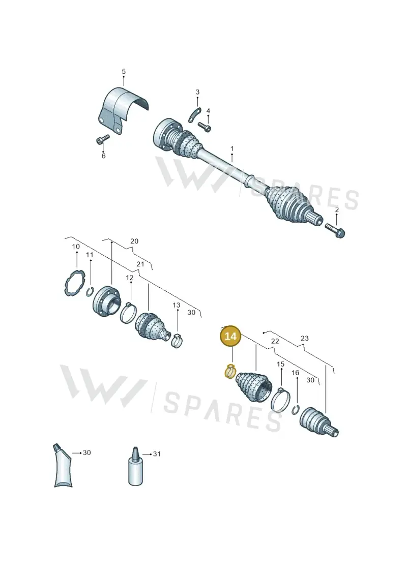 N10805901 — SEAT Ateca Style (2016-) diagram 793407200, position 14