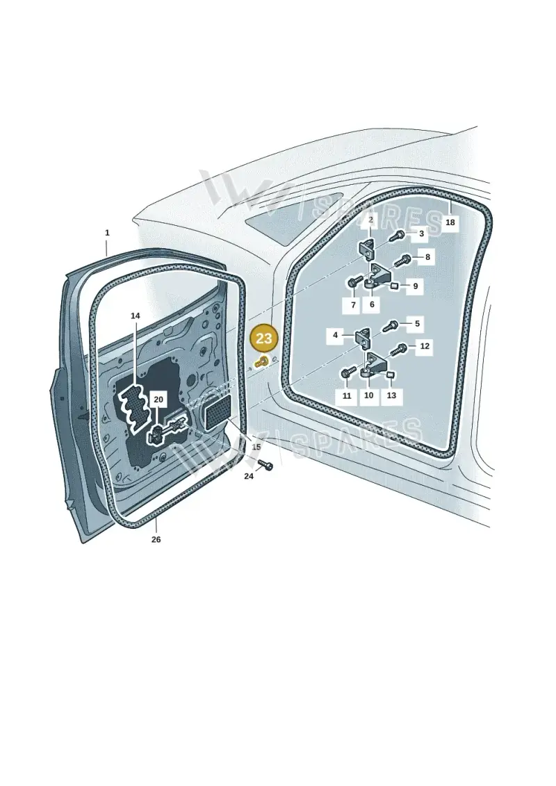 N10833601 — SEAT Tavascan Cupra (2023-) diagram 11a831000, position 23