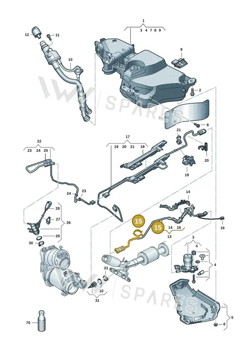 N10848201 — SEAT Formentor TSI CUPRA (2020-) diagram 5h0253106, position 15