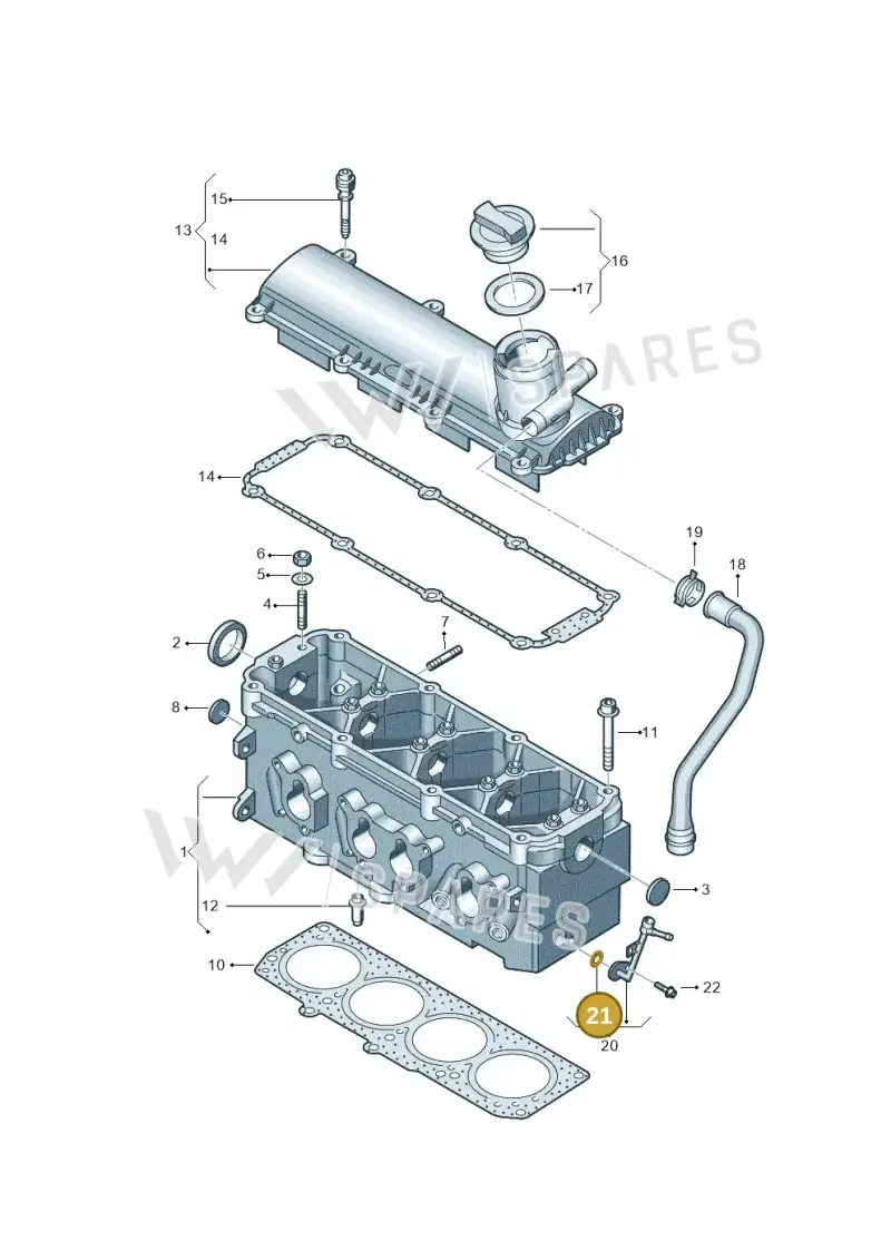 N90039603 — SEAT Altea XL Reference (2010-2013) diagram 409103300, position 21