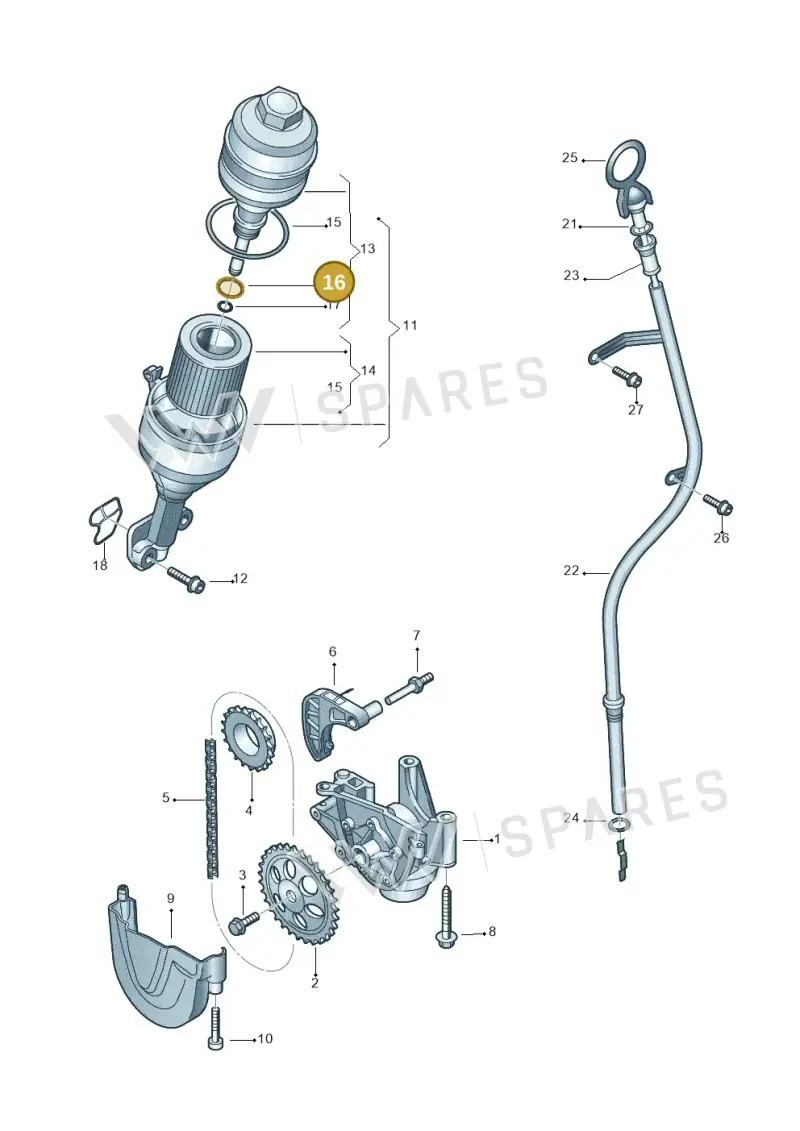 N90041002 — SEAT Toledo Reference (2012-2015) diagram 747115050, position 16