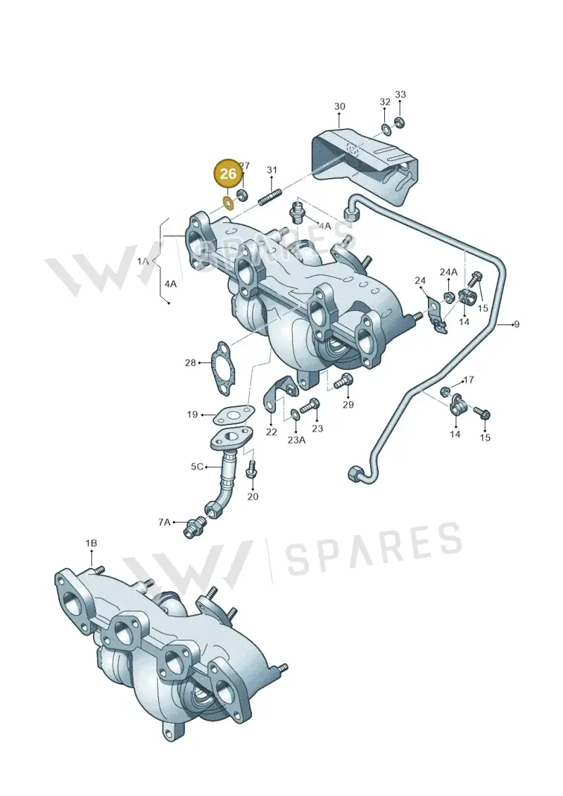 N90095501 — SEAT Altea XL Reference (2010-2013) diagram 409145550, position 26