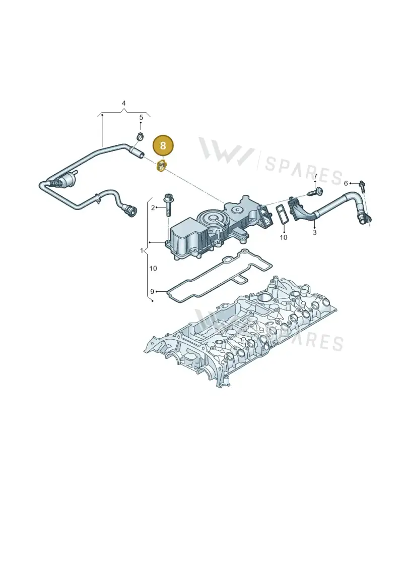 N90107203 — SEAT Formentor TSI CUPRA (2020-) diagram 898103350, position 8