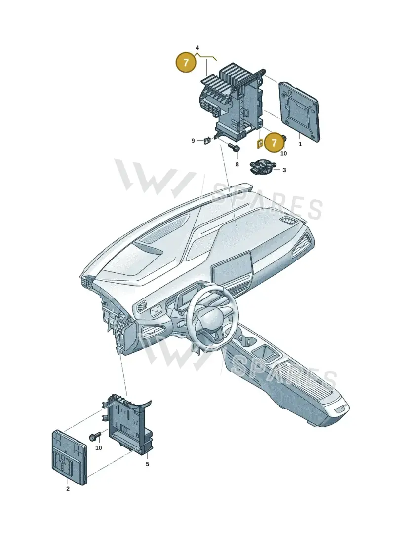N90168604 — SEAT Tavascan Cupra (2023-) diagram 10a937050, position 7