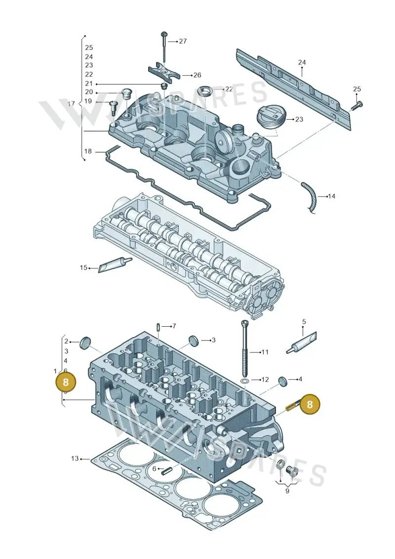 N90188902 — SEAT Leon style (2019-) diagram 884103650, position 8