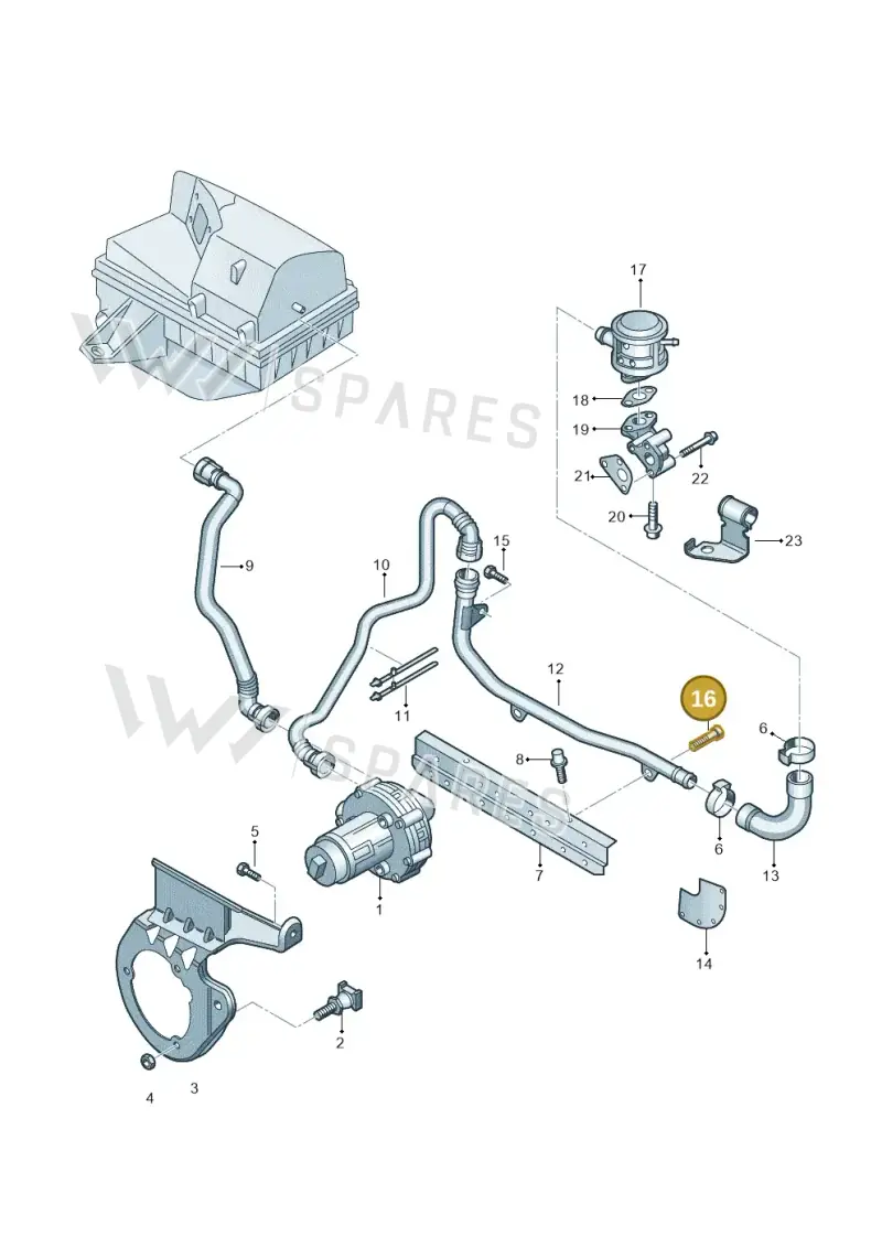 N90200604 — SEAT Exeo ST Reference (2008-2011) diagram 249131050, position 16