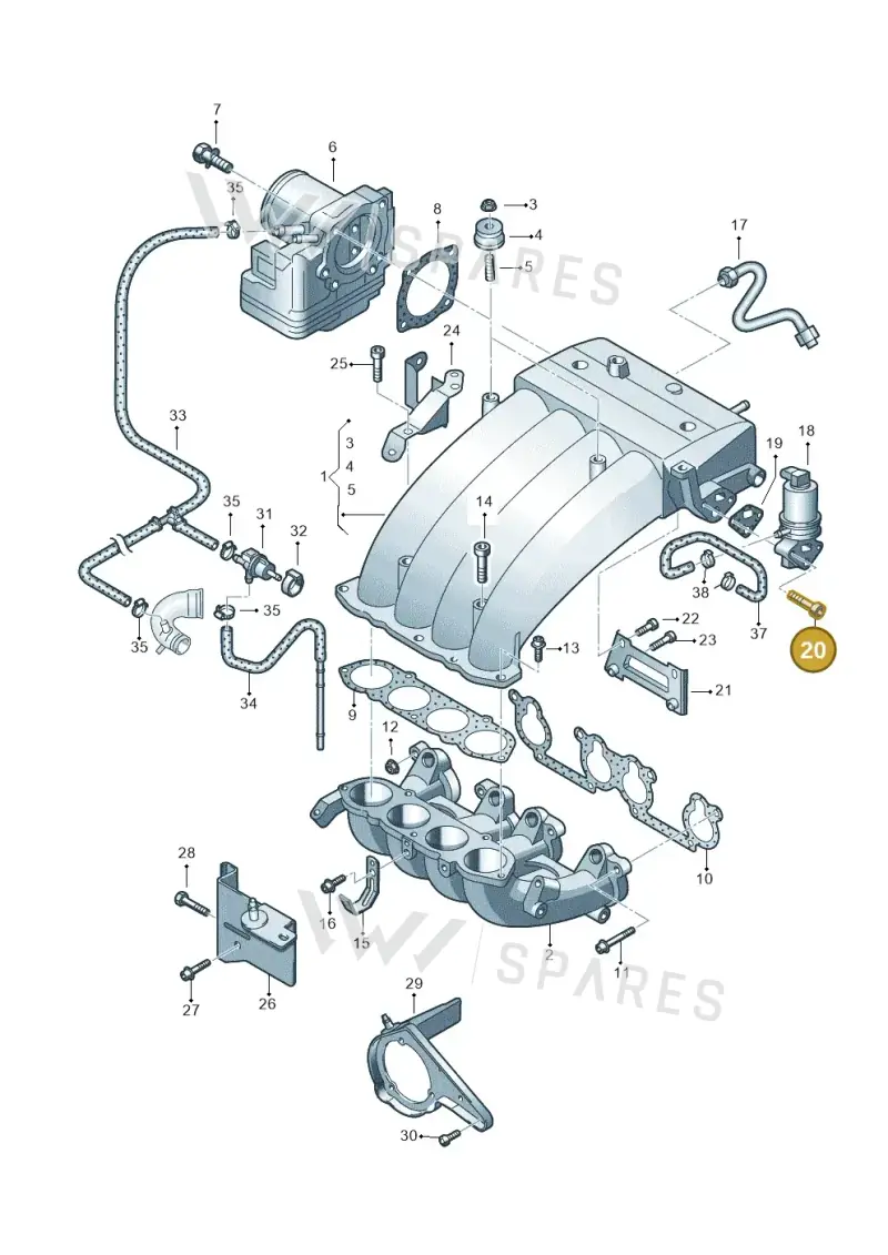 N90212703 — SEAT Alhambra (2006-2010) diagram 244133100, position 20
