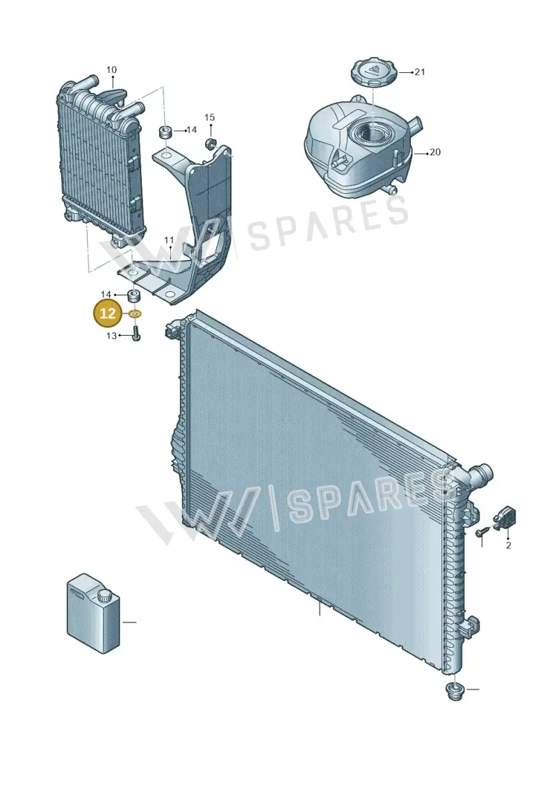 N90225901 — SEAT Leon style (2019-) diagram 596121061, position 12