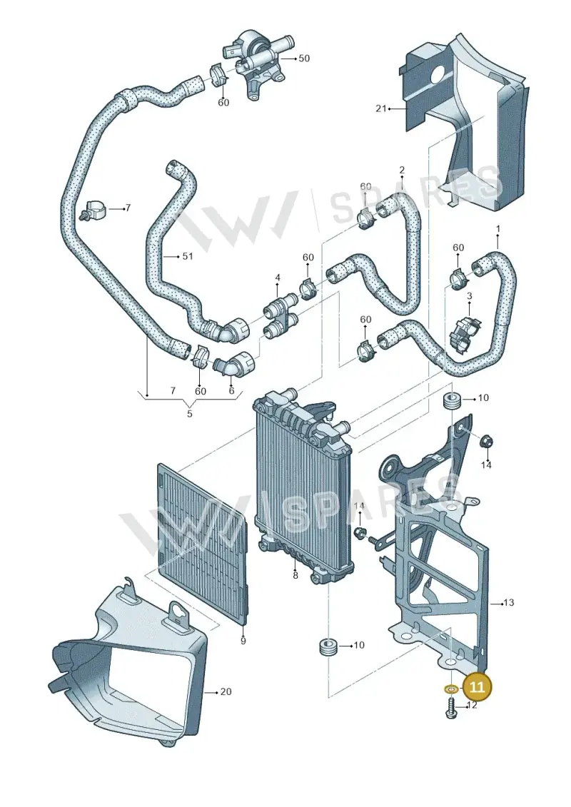 N90225901 — SEAT Formentor TSI CUPRA (2020-) diagram 746121660, position 11