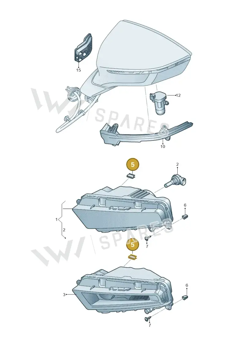 N90245502 — SEAT Leon style (2019-) diagram 893941900, position 5
