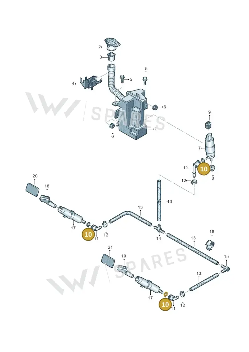 N90303801 — SEAT Alhambra Stylance (2015-2022) diagram 689955300, position 10