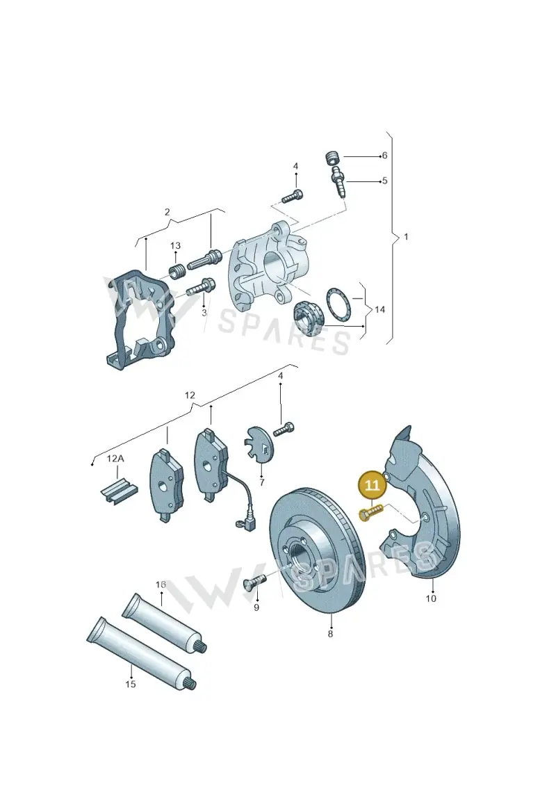 N90305302 — SEAT IBIZA                  06> (2005-) diagram 253615250, position 11