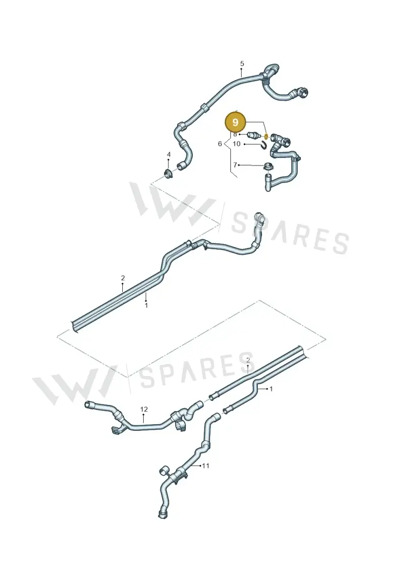 N90316801 — SEAT Tavascan Cupra (2023-) diagram 10a121220, position 9