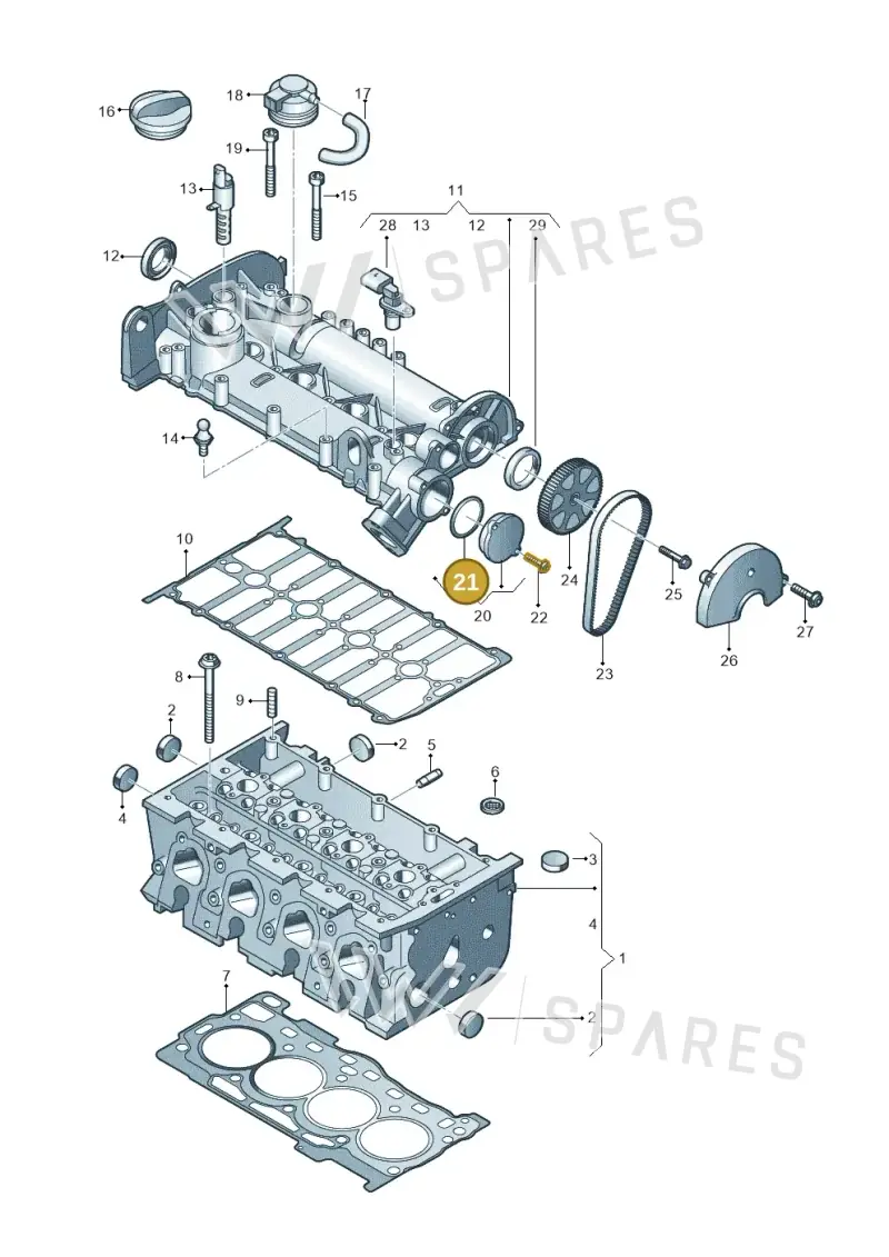 N90344501 — SEAT Leon style (2019-) diagram 746103410, position 21