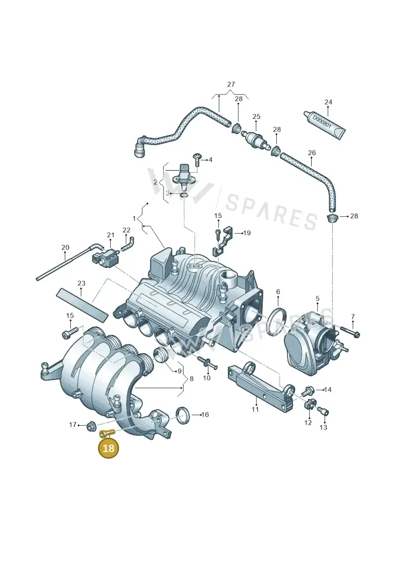 N90348704 — SEAT ALTEA                  07> (2006-) diagram 460133250, position 18