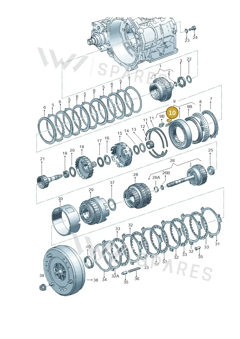 N90351101 — SEAT ALHAMBRA/4MOTION (2005-) diagram 245323570, position 10