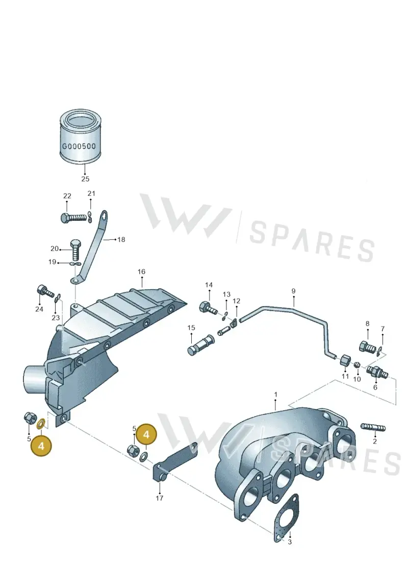 N90357201 — SEAT Exeo ST Reference (2008-2011) diagram 114253100, position 4