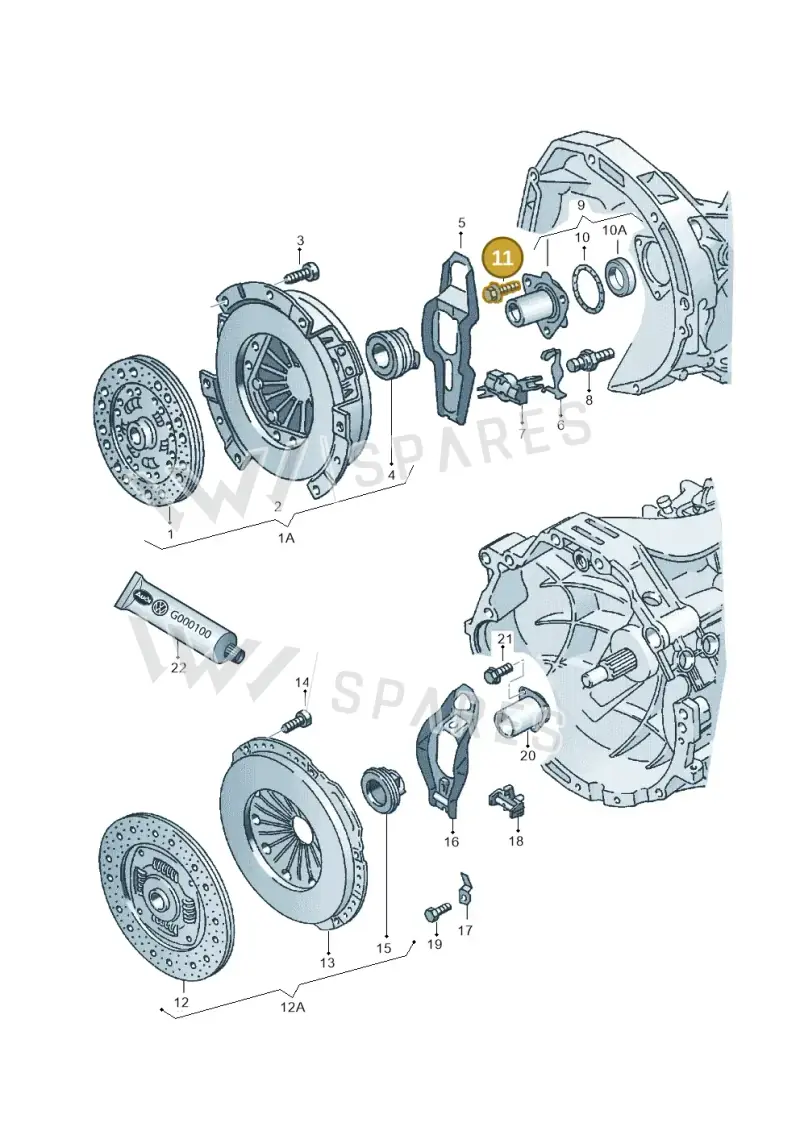 N90366303 — SEAT Exeo ST Reference (2008-2011) diagram 118141100, position 11