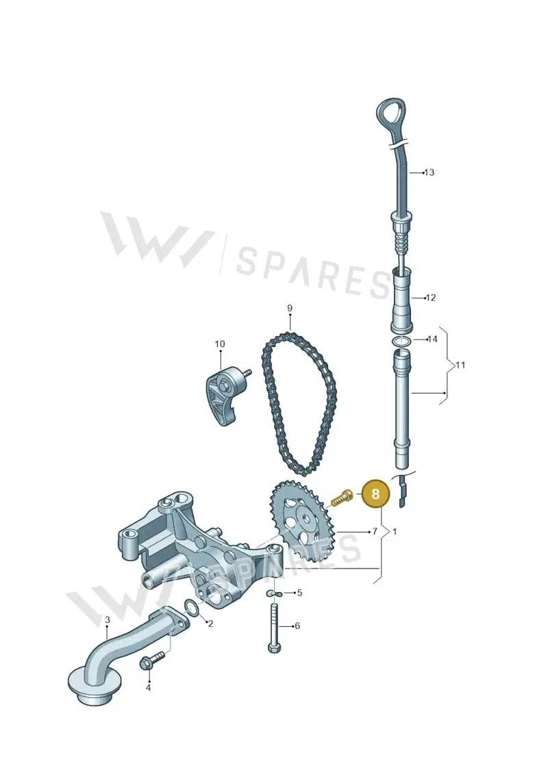 N90366303 — SEAT Ibiza Reference (2012-2012) diagram 194115100, position 8