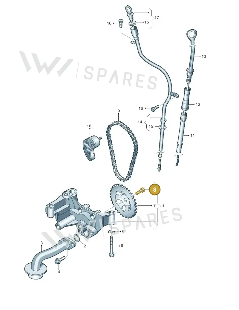 N90366303 — SEAT Altea XL Reference (2010-2013) diagram 409115200, position 8