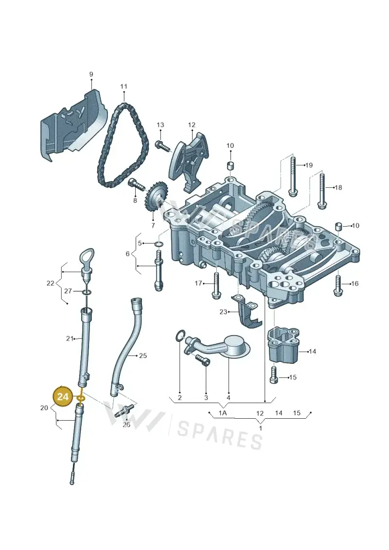 N90421101 — SEAT Leon Stylance (2010-2012) diagram 420115200, position 24