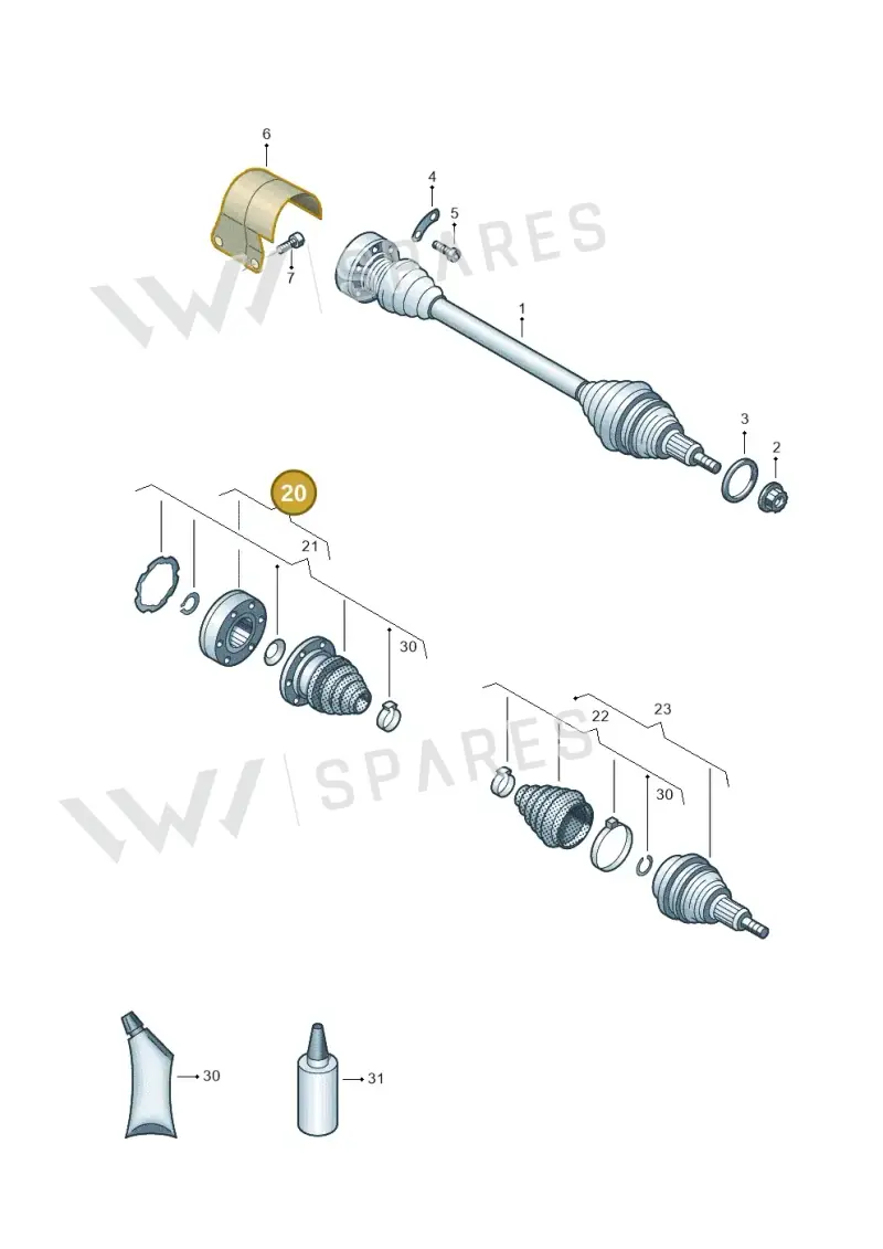N90442501 — SEAT Arona FR (2017-) diagram 837407320, position 20