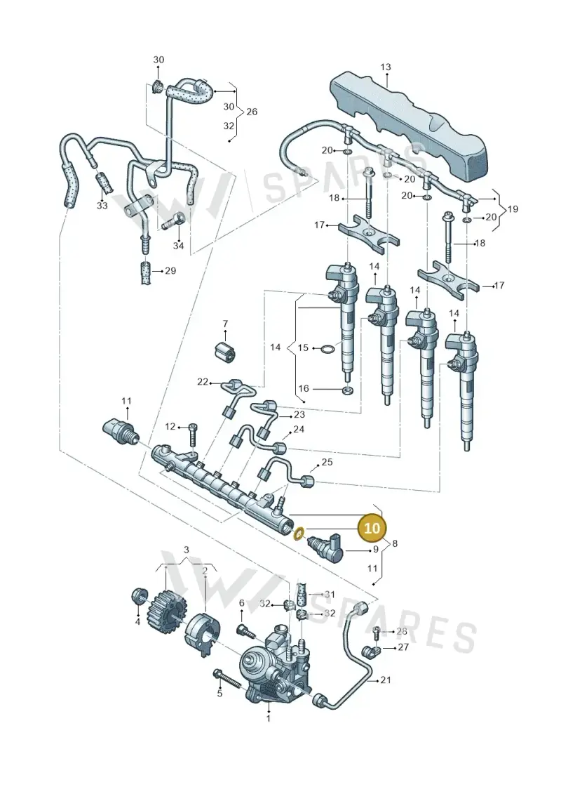 N90451902 — SEAT Leon style (2019-) diagram 746130000, position 10