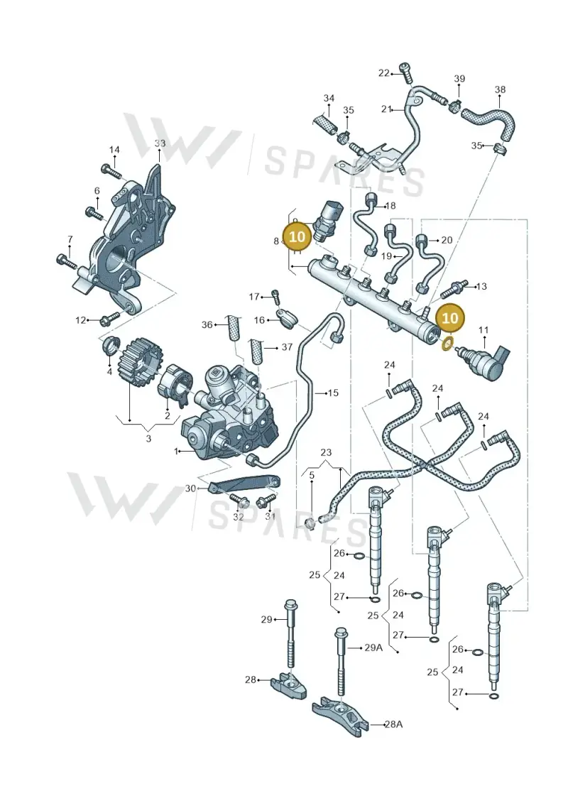 N90451902 — SEAT Ibiza Stylance (2015-) diagram 773130000, position 10