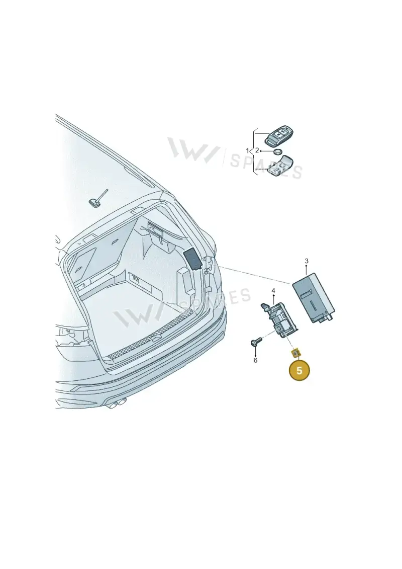 N90455902 — SEAT Ateca Style (2016-) diagram 893963200, position 5