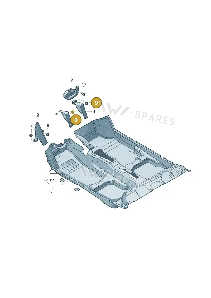 N90482701 — SEAT Ibiza Stylance (2015-) diagram 743863000, position 9