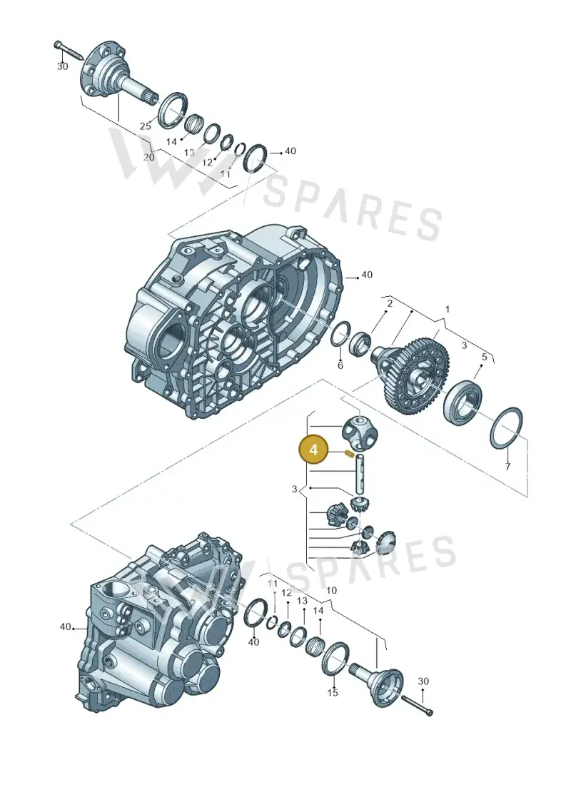 N90538701 — SEAT Ibiza Reference (2012-2012) diagram 405409310, position 4