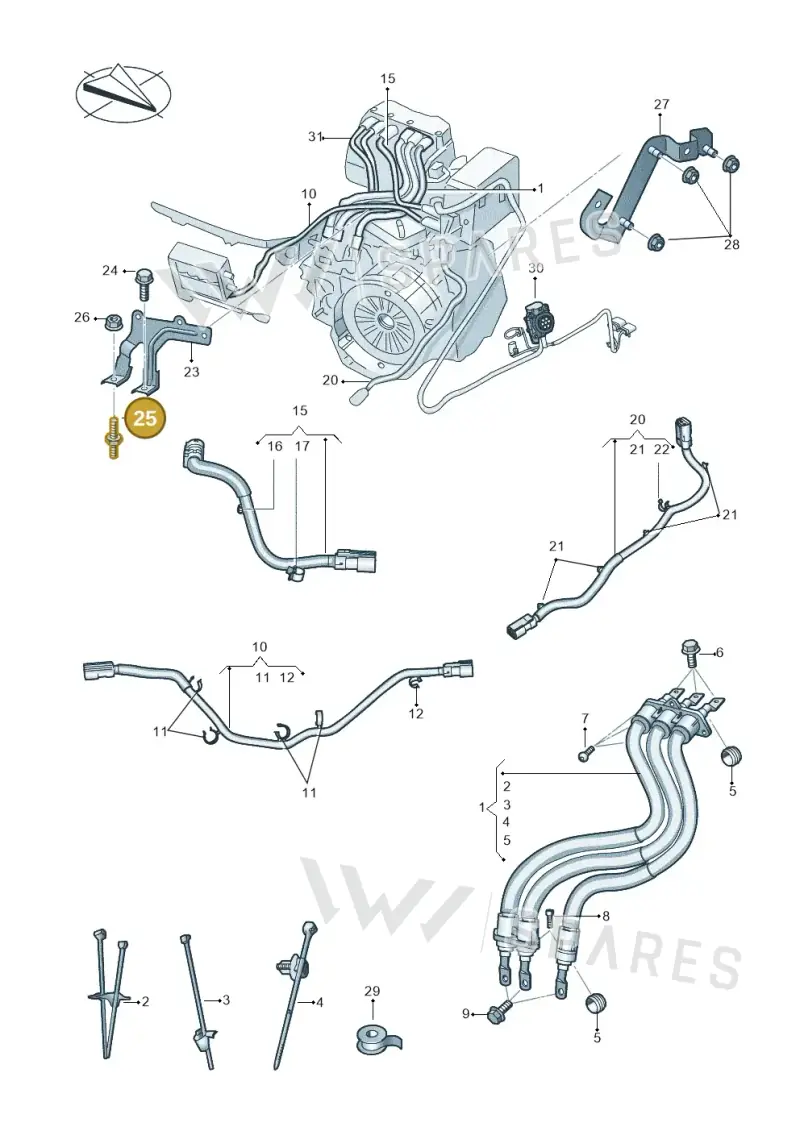 N90551603 — SEAT Formentor TSI CUPRA (2020-) diagram 793970150, position 25