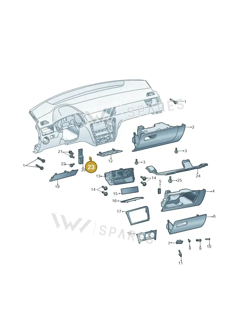 N90567202 — SEAT Toledo Reference (2015-2019) diagram 740857200, position 23