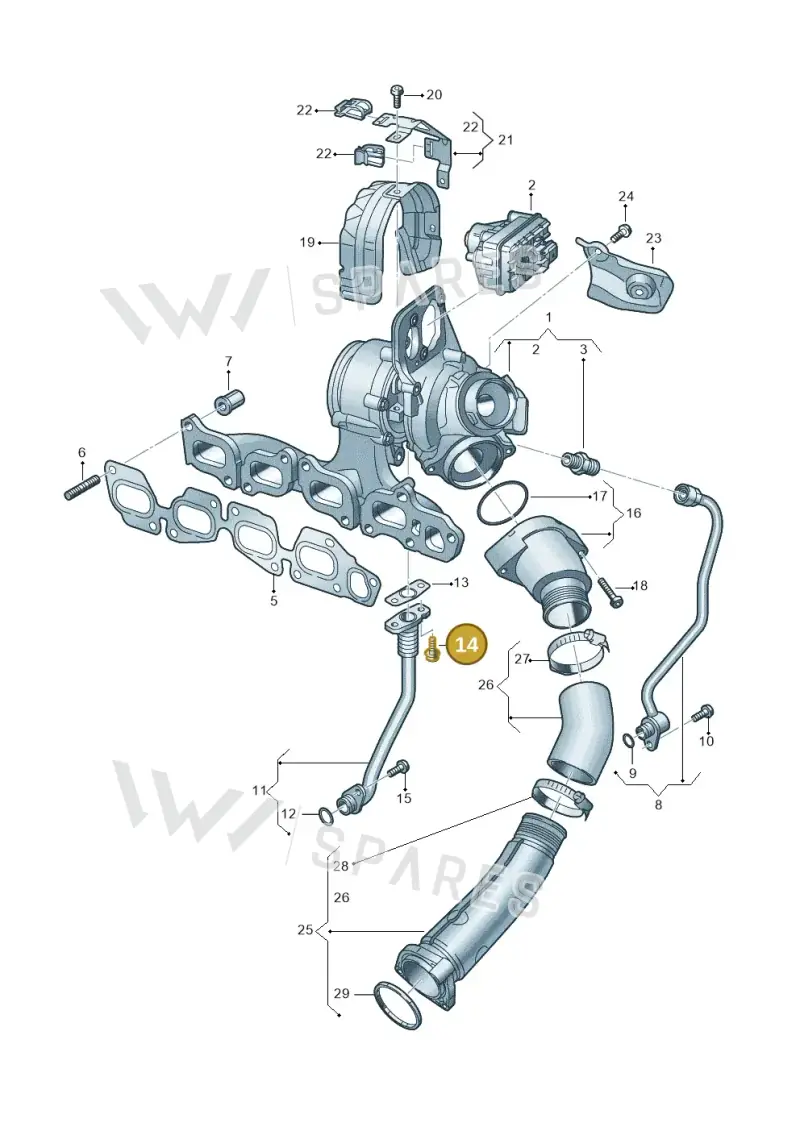 N90592705 — SEAT Formentor TSI CUPRA (2020-) diagram 793145064, position 14