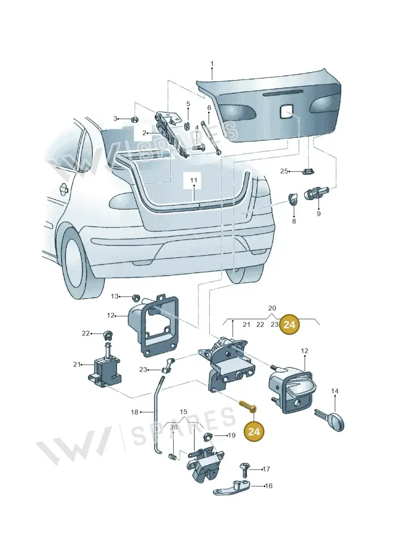N90594201 — SEAT CORDOBA                06> (2005-) diagram 401827000, position 24