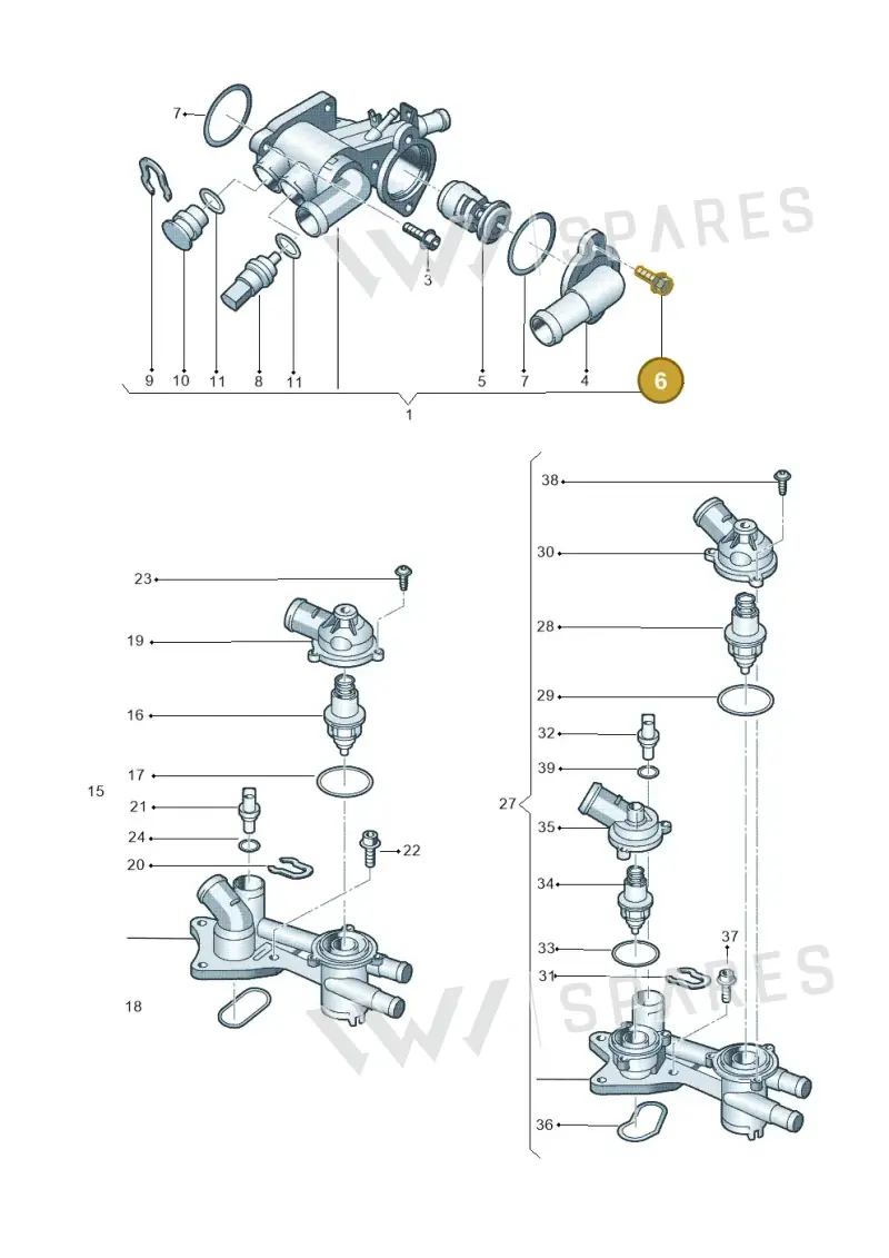 N90629803 — SEAT Ibiza Reference (2012-2012) diagram 253121750, position 6