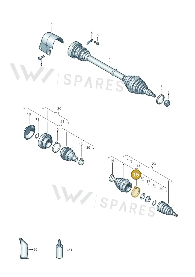 N90630701 — SEAT Ibiza Stylance (2015-) diagram 672407600, position 15