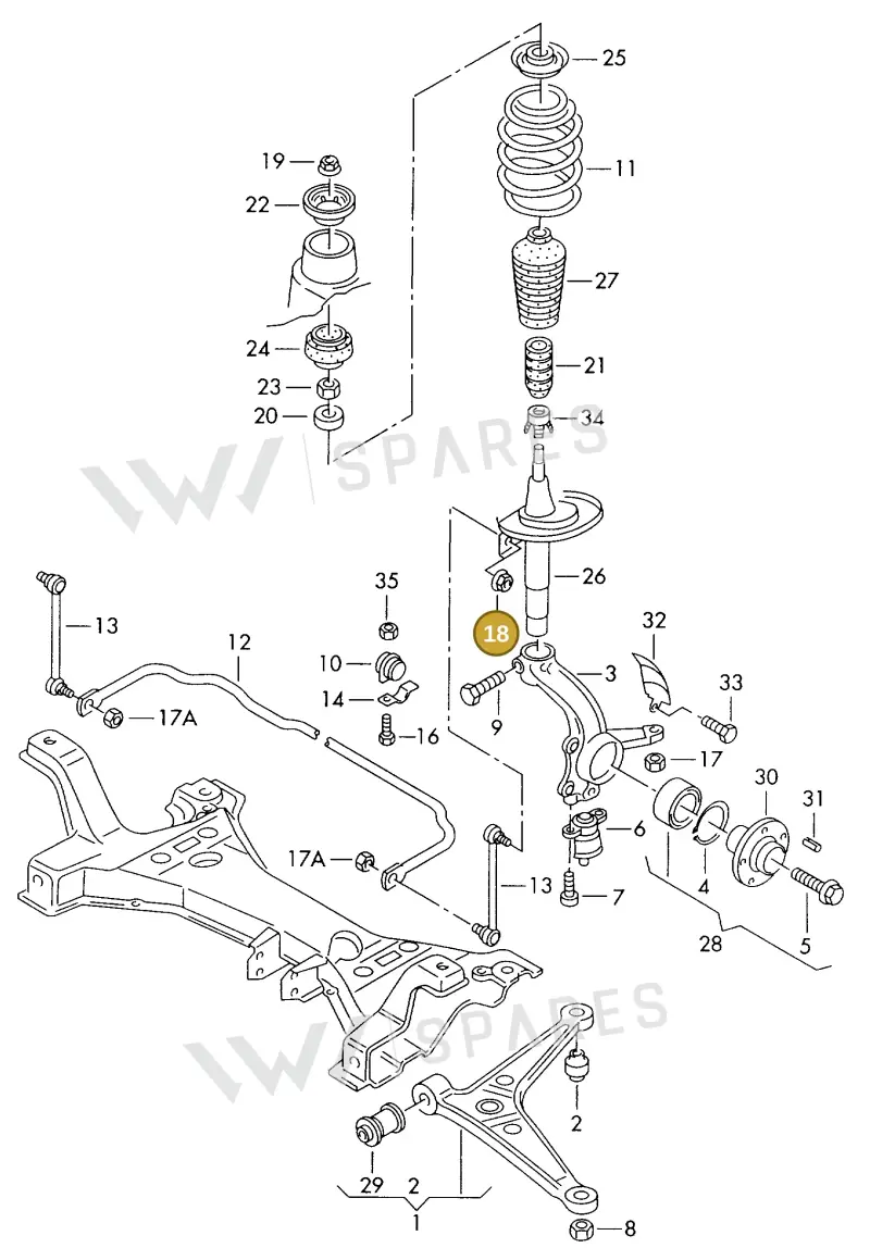 N90639703 — SEAT ALHAMBRA (1996-2000) diagram 162407100, position 18