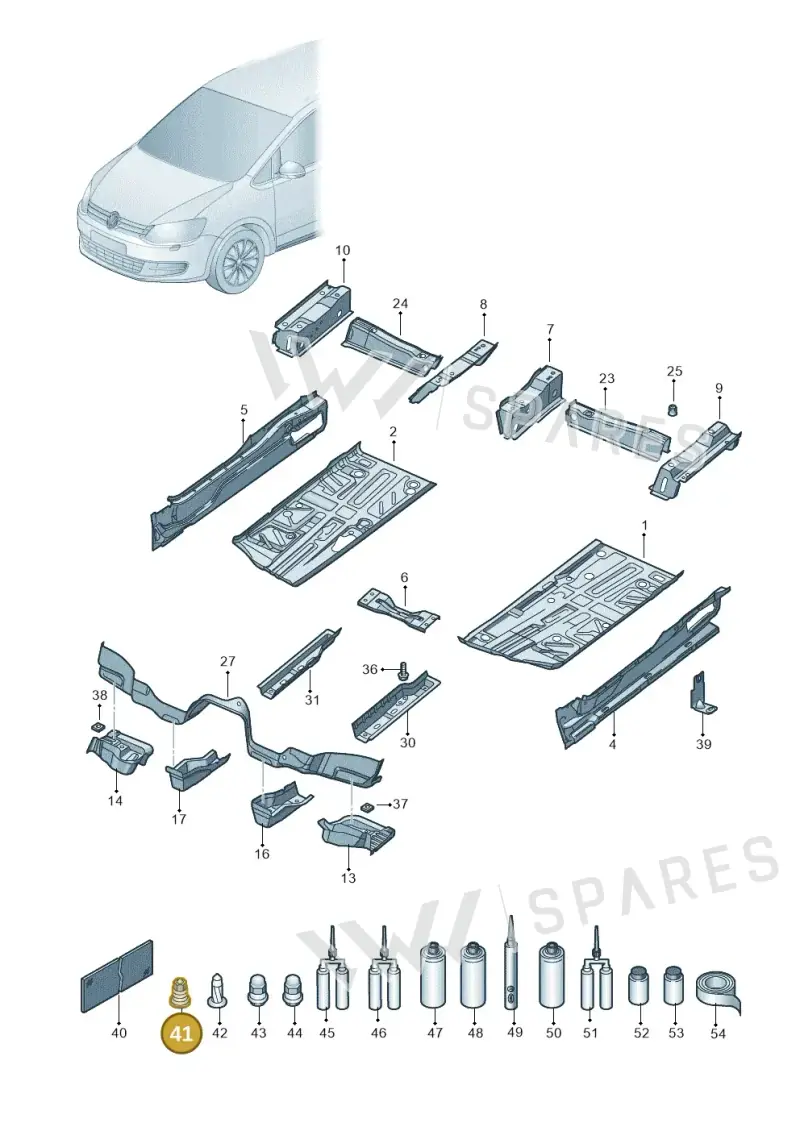 N90654704 — SEAT Alhambra Stylance (2015-2022) diagram 863802000, position 41