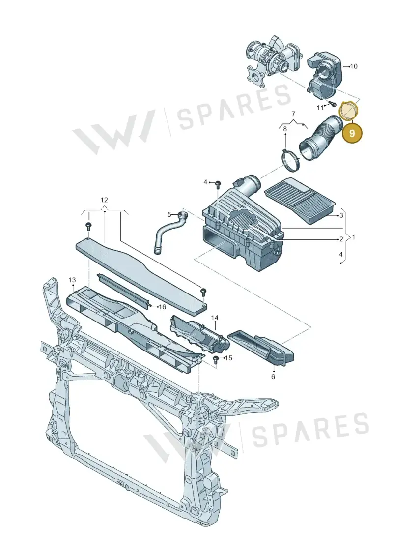 N90656401 — SEAT Leon style (2019-) diagram 884129050, position 9