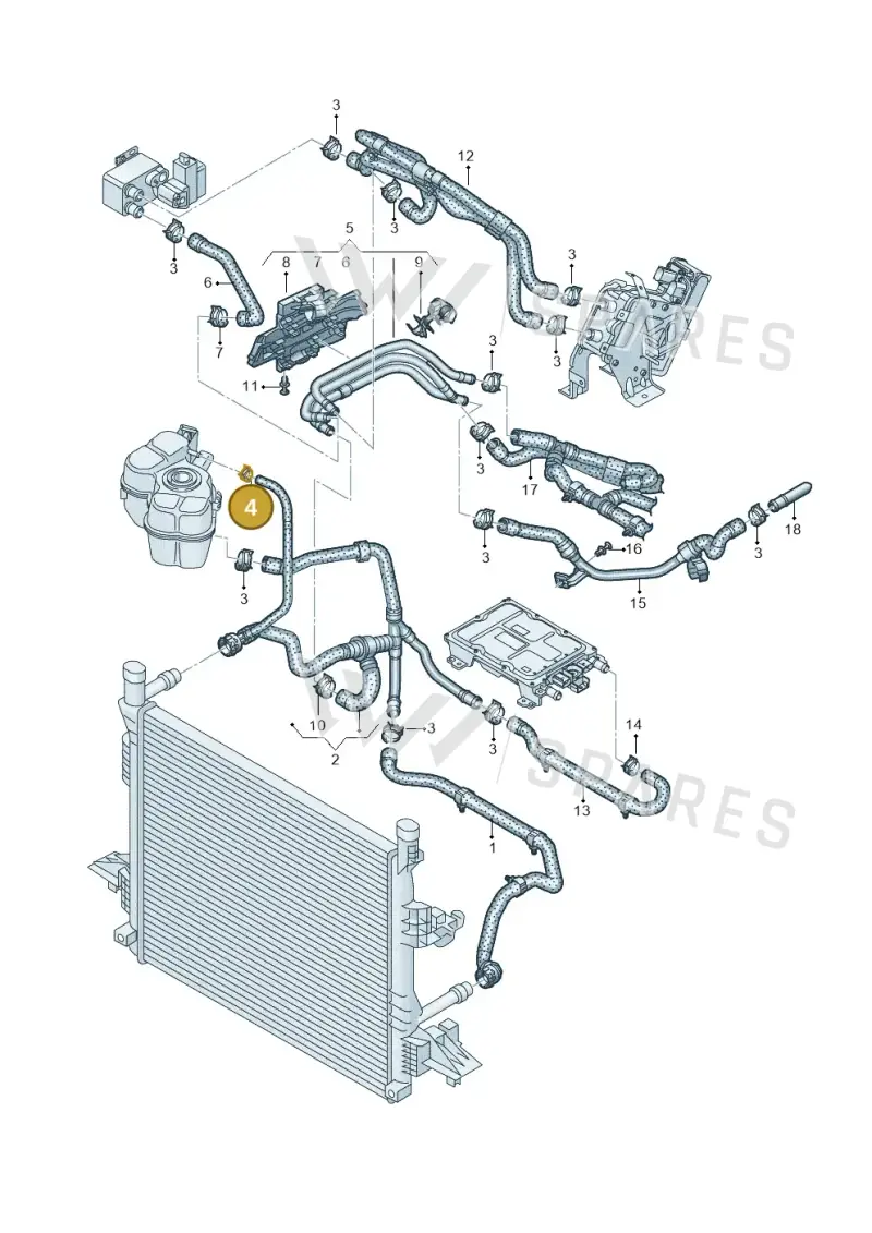 N90686701 — SEAT Tavascan Cupra (2023-) diagram 10a121200, position 4
