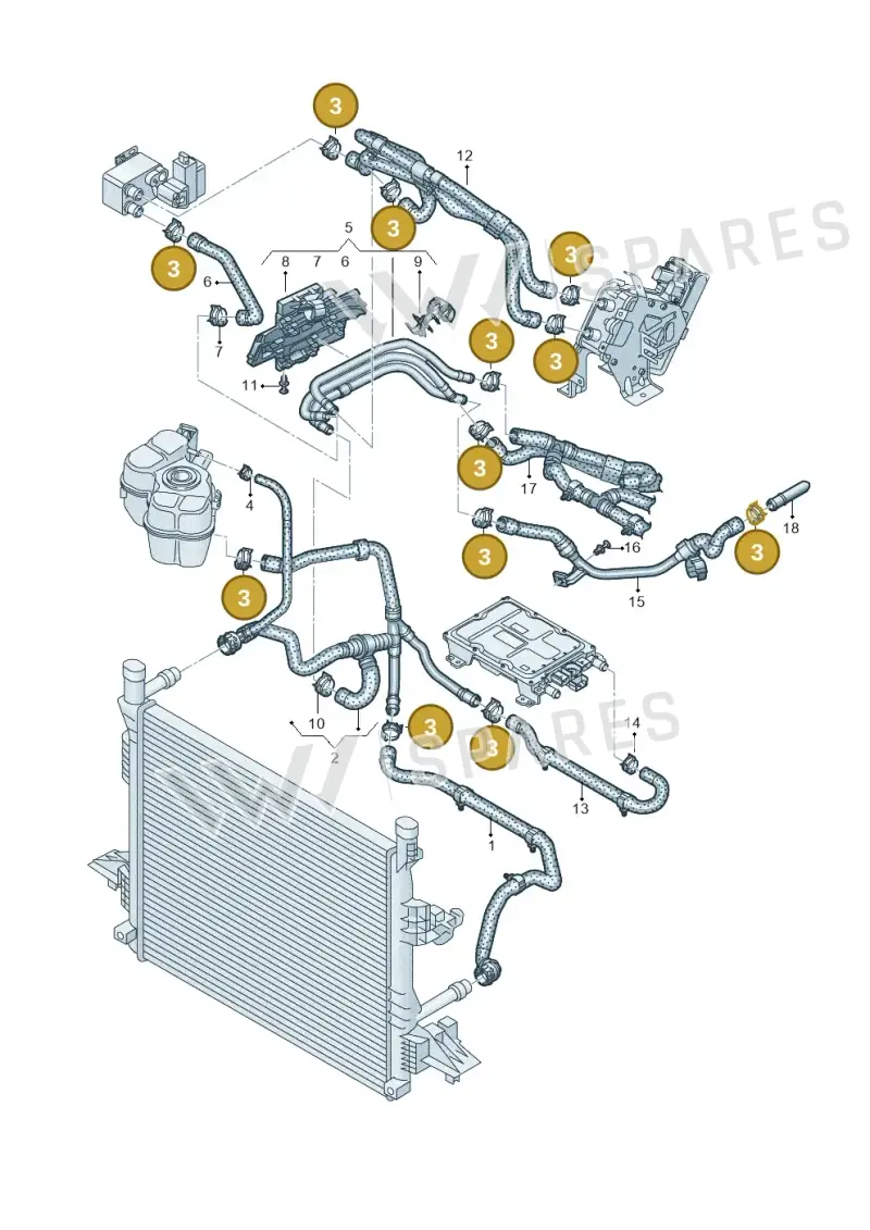 N90687001 — SEAT Tavascan Cupra (2023-) diagram 10a121200, position 3