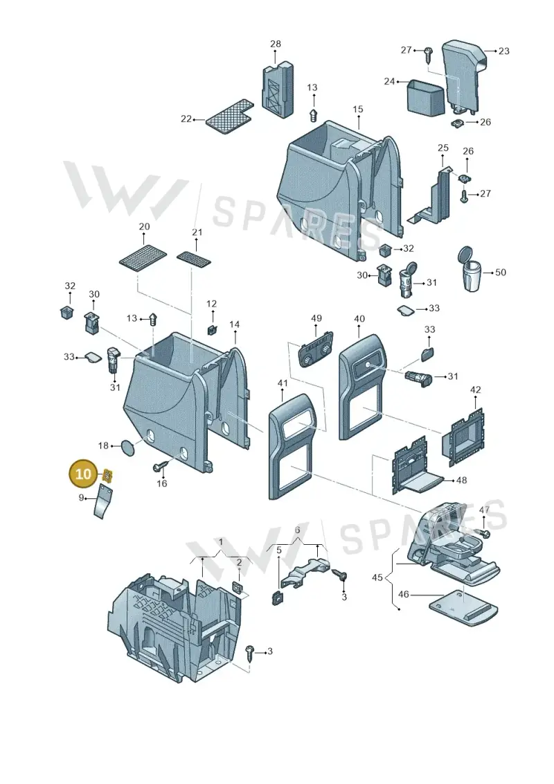 N90688702 — SEAT Alhambra Stylance (2015-2022) diagram 689863600, position 10