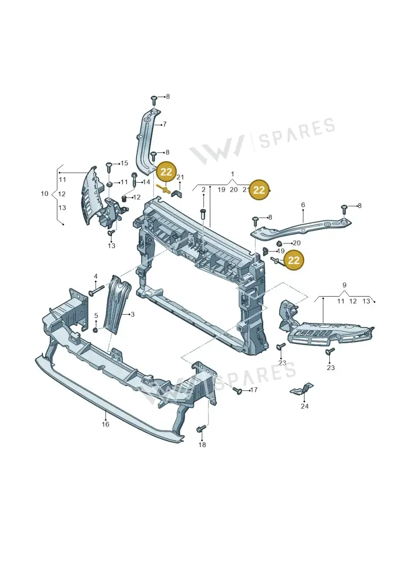 N90694802 — SEAT Tarraco FR (2018-2024) diagram 591805000, position 22